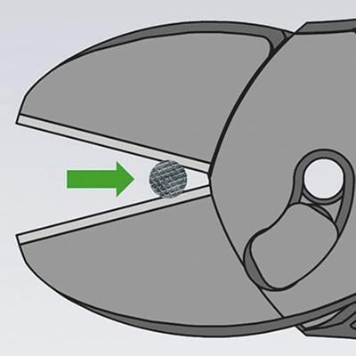 KNIPEX TwinForce Zijsnijtang 7372180 kniptang - thumbnail