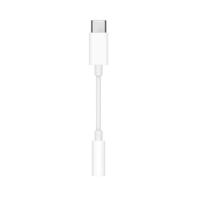 Apple USB, Audio Adapterkabel [1x USB-C - 1x Koptelefoon (3,5 mm aansluiting)] MW2Q3ZM/A