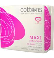 Cottons Cottons Maandverband Maxi Super (10st) - thumbnail