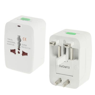 All-in-1 (EU + AU + UK + Amerikaanse Plug) wereld universele reizen Adaptor(White)