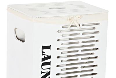 Mandenset DKD Home Decor Wit Zwart Beige Hout MDF 40 x 30 x 56 cm (5 Onderdelen) (5 Stuks)