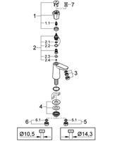Grohe Costa-L fonteinkraan hoog Chroom - thumbnail