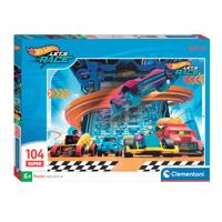 Clementoni legpuzzel super color hot wheels ii, 104st. - thumbnail