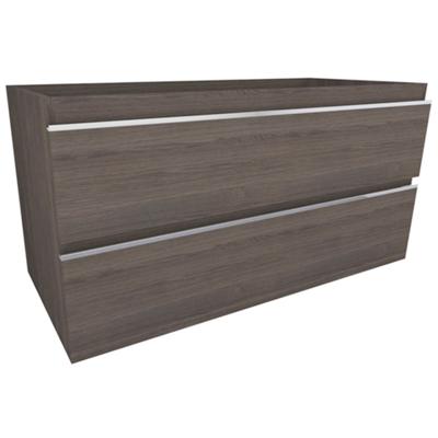 Tigris onderkast met 2 laden 100 x 46 cm houtnerf grijs