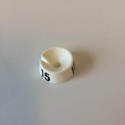 MB wit/zwart 15 voor op kledinghanger