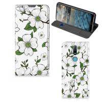 Nokia 2.4 Smart Cover Dogwood Flowers - thumbnail