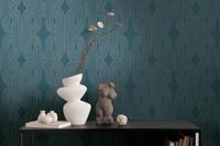 AS Creation French Affair - Blauw - Badkamer - 399373 - thumbnail