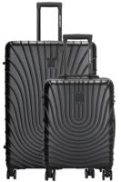 Calgary Kofferset 55+80cm Black - thumbnail