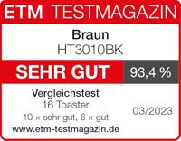 Braun HT3010BK PurEase Broodrooster Zwart - thumbnail