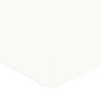 Biojersey hoeslaken, Wit 150 x 200 cm - thumbnail