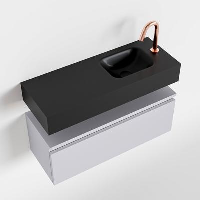 MONDIAZ ANDOR 80cm toiletmeubel cale. LEX 80cm wastafel urban rechts 1 kraangat MONDIAZ ANDOR 80cm toiletmeubel cale. LEX 80cm wastafel urban rechts 1 kraangat