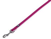 Nobby Classic Preno Hondenriem, 120 cm/15-20 mm, Framboos/Roze - thumbnail