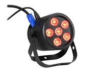 Eurolite Silent Par 6 QCL Floor PAR LED-schijnwerper Aantal LEDs: 8 8 W Zwart - thumbnail