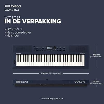 Roland GO:KEYS 3 Midnight Blue