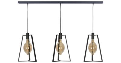 Ztahl design hanglamp Trevi 3L - zwart