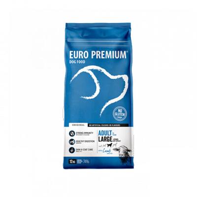 Euro Premium Adult Large w/Lamb & Rice hondenvoer 12 kg