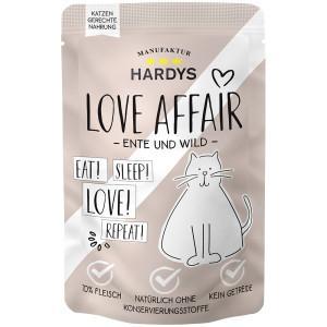 Hardys Love Affair eend en wild natvoer kat (zakjes) 48 x 100 g Hardys Love Affair eend en wild natvoer kat (zakjes) 48 x 100 g