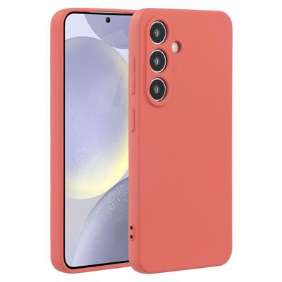 Lunso Samsung Galaxy S25 Plus hoesje - Flexibel siliconen Backcover Meidoorn rood Lunso Samsung Galaxy S25 Plus hoesje - Flexibel siliconen Backcover Meidoorn rood