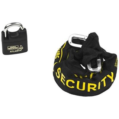 Antidiefstalketting - BURG WACHTER - SKM 6/60/NI40 - 60 cm, 6 mm gehard vierkant staal, maritiem roestvrijstalen hangslot Antidiefstalketting - BURG WACHTER - SKM 6/60/NI40 - 60 cm, 6 mm gehard vierkant staal, maritiem roestvrijstalen hangslot