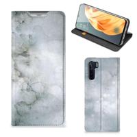 Bookcase OPPO Reno3 | A91 Painting Grey - thumbnail