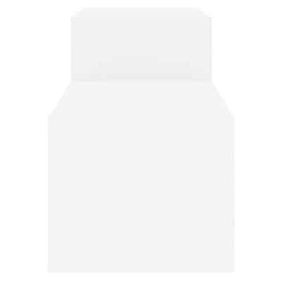 Schoenenkast 150x35x45 cm bewerkt hout wit