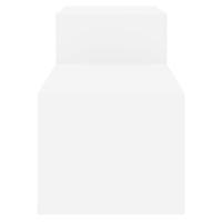 Schoenenkast 150x35x45 cm bewerkt hout wit - thumbnail