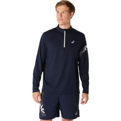 ASICS Icon Half-Zip Longsleeve T-shirt Heren