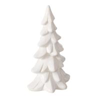 Boltze Home Deco kerstboom cristo steen h20cm wit - thumbnail