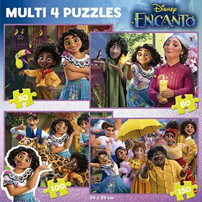 4 progressieve puzzles Disney Encanto - 50/150 - EDUCA meerkleurig 4 progressieve puzzles Disney Encanto - 50/150 - EDUCA meerkleurig