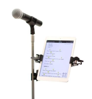AirTurn Manos met Side Mount Clamp tablet houder - thumbnail