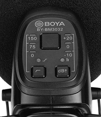 Boya video camera shotgun richtmicrofoon by-bm3032