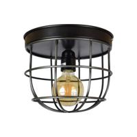 Urban Interiors plafondlamp 'Barn Large' Ø22, kleur Vintage Black - thumbnail