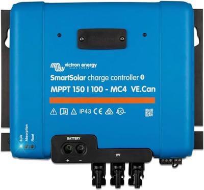 Victron Energy SmartSolar 150/100-MC-4 VE.Can Laadregelaar voor zonne-energie MPPT 12 V, 24 V, 48 V 100 A Victron Energy SmartSolar 150/100-MC-4 VE.Can Laadregelaar voor zonne-energie MPPT 12 V, 24 V, 48 V 100 A