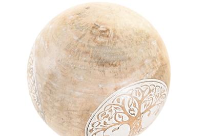 Decoratieve figuren DKD Home Decor Wit Natuurlijk Boomstructuur Uil Decapé 13 x 13 x 13 cm Decoratieve figuren DKD Home Decor Wit Natuurlijk Boomstructuur Uil Decapé 13 x 13 x 13 cm