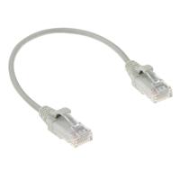 ACT DC9052 LSZH U/UTP CAT6 Datacenter Slimline Patchkabel Snagless | RJ45 connectoren | Grijs | 25 cm - thumbnail