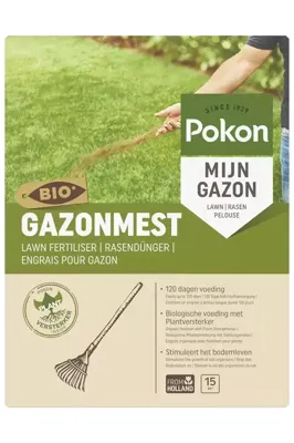 Pokon Bio Gazonmest 1kg voor 15m² - 7687788400 Pokon Bio Gazonmest 1kg voor 15m² - 7687788400