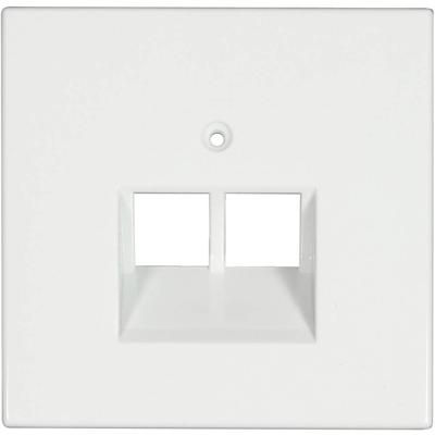 Jung LS990 inzetplaat CAT6 RJ45 alphin wit LS969-2UAWW