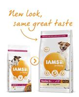 Iams for Vitality Senior Small & Medium met kip hondenvoer 12 kg - thumbnail