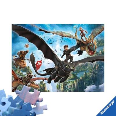 Ravensburger puzzel Dragons new movie 150 stukjes Ravensburger puzzel Dragons new movie 150 stukjes