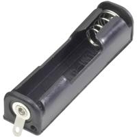 Batterijhouder, 1 x micro 'AAA' met soldeeraansluiting. - thumbnail