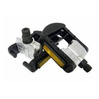 VWP pedaal inklapbaar 9/16" super alu/alu vouwpedaal zwart - thumbnail