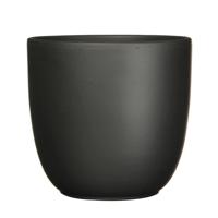 Mica Decorations tusca pot zwart 16x17cm - thumbnail