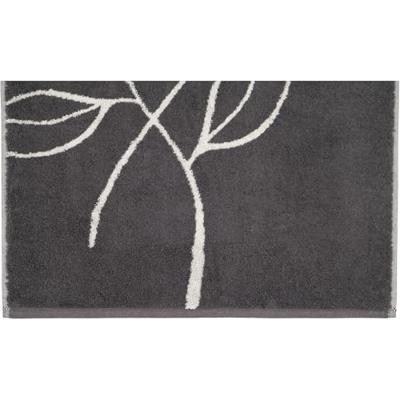 Cawö Cawo Atelier Floral Handdoek 50/100 basalt
