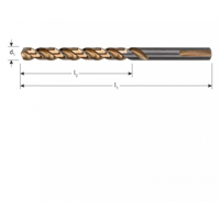 Rotec HSS-G spiraalboor, DIN 338, type UNI-3, ø12,5 - 5 stuk(s) - 1071250 - thumbnail