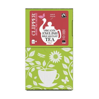 Thee clipper english breakfast bio 250 zakjes