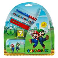 Undercover Super mario schoolset in blik, 7dlg. - thumbnail