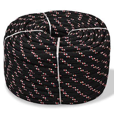 VidaXL Boot touw 12 mm 250 m polypropyleen zwart VidaXL Boot touw 12 mm 250 m polypropyleen zwart