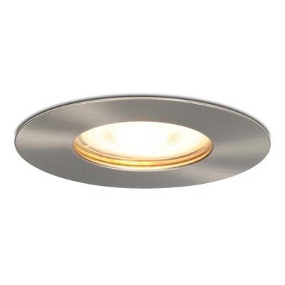 Bari LED Inbouwspot - 4 Watt 345 lumen - 2700K Warm Wit - GU10 - Dimbaar - Rond - IP65 Waterdicht - RVS - Voor binnen, buiten en badkamer Bari LED Inbouwspot - 4 Watt 345 lumen - 2700K Warm Wit - GU10 - Dimbaar - Rond - IP65 Waterdicht - RVS - Voor binnen, buiten en badkamer