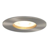 Bari LED Inbouwspot - 4 Watt 345 lumen - 2700K Warm Wit - GU10 - Dimbaar - Rond - IP65 Waterdicht - RVS - Voor binnen, buiten en badkamer - thumbnail