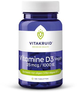 Vitakruid Vitamine D3 Vegan 25 mcg / 1000 IE Vitakruid Vitamine D3 Vegan 25 mcg / 1000 IE